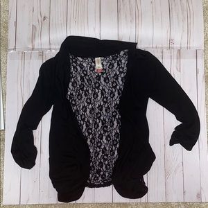 $5 LABOR DAY SALE ❤️ No Boundaries Women’s 3/4 sleeve lace cardigan